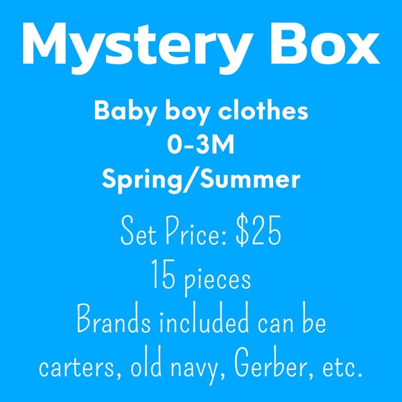 Carter's Other - Mystery box 0-3M baby boy 15 pieces